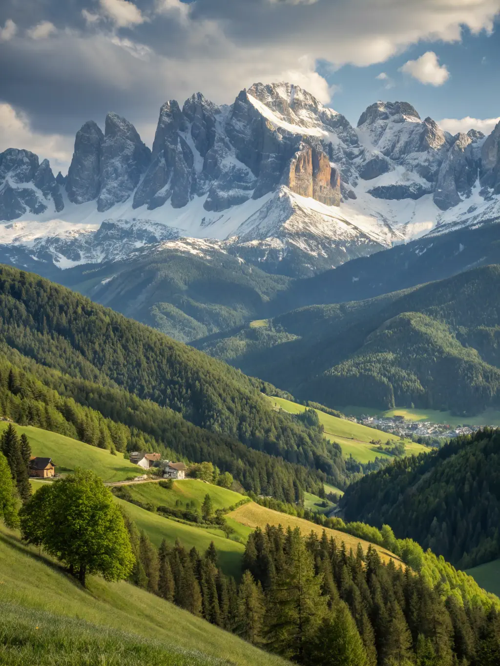 A panoramic view of the Italian Alps during a guided trekking tour, showcasing the breathtaking scenery and natural beauty that Outdoor North offers.