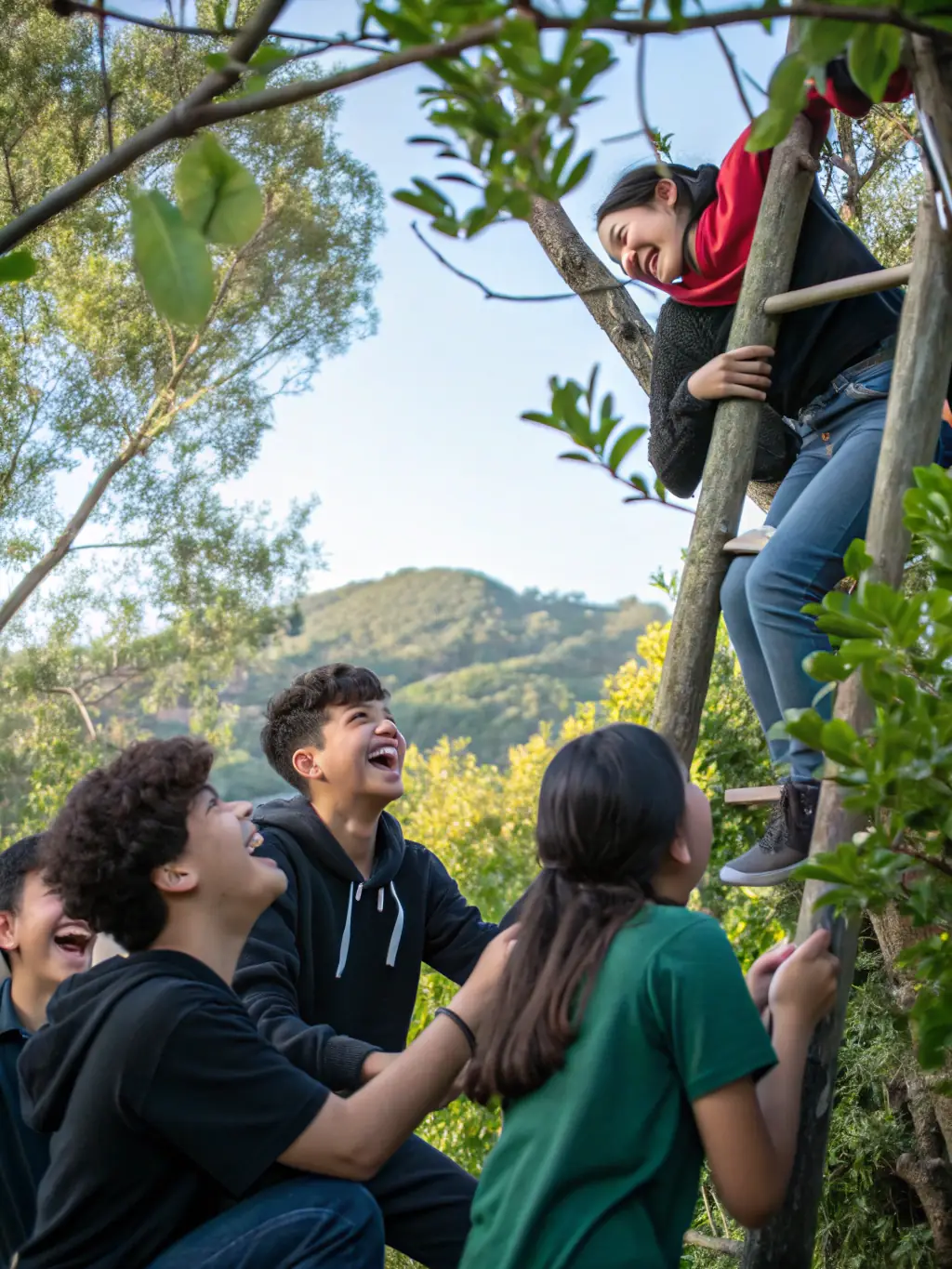 A photo of a group participating in a team-building activity during an Outdoor North event, highlighting the fun and engaging experiences offered.
